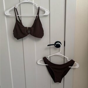 Chocolate Brown Bikini Set